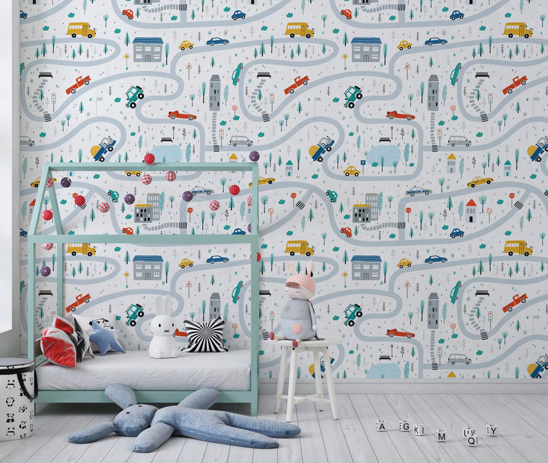 Boy's Room Wallpaper