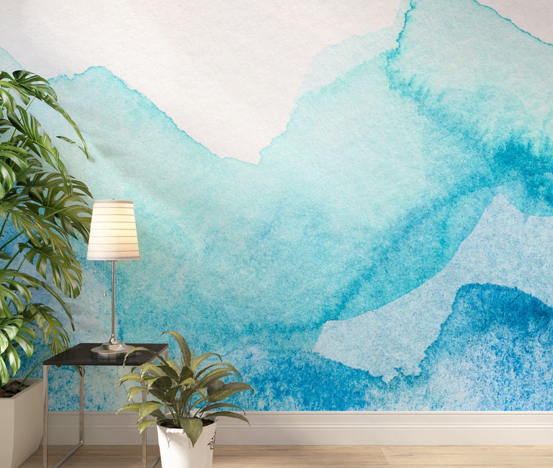 Watercolor Wallpaper - Serene Blue Watercolor Design