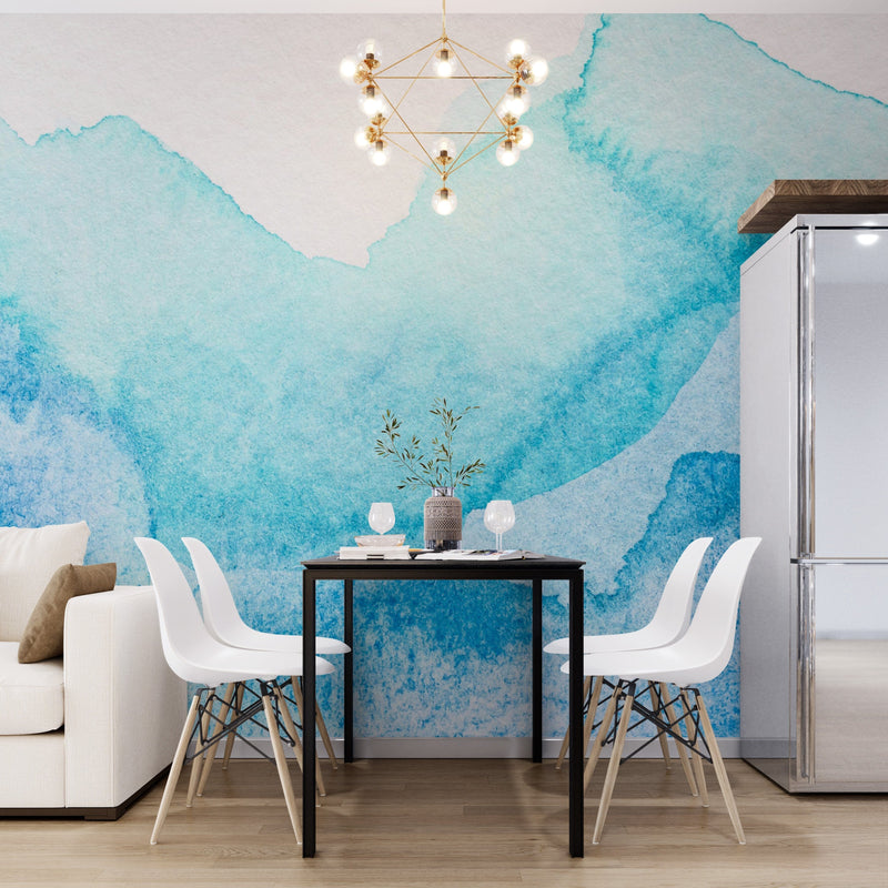 Watercolor Wallpaper - Serene Blue Watercolor Design