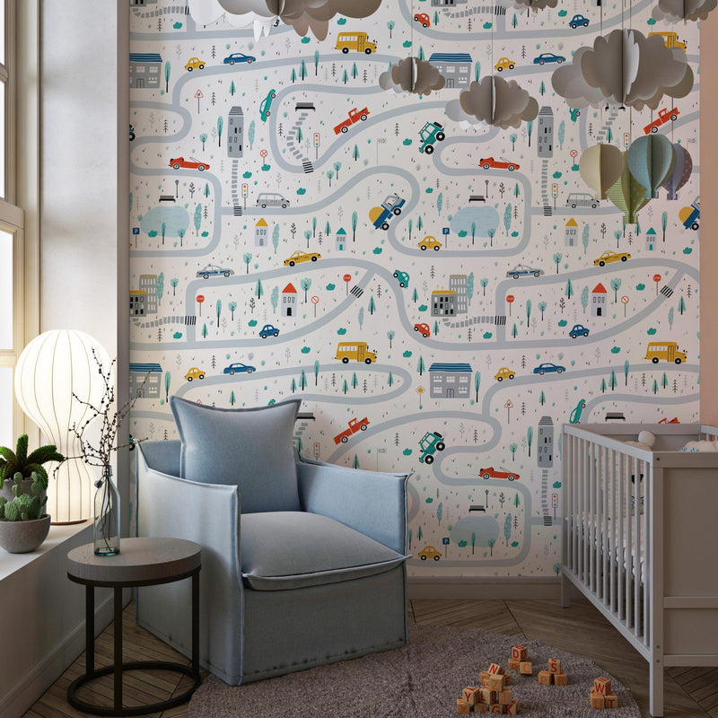 Boy's Room Wallpaper