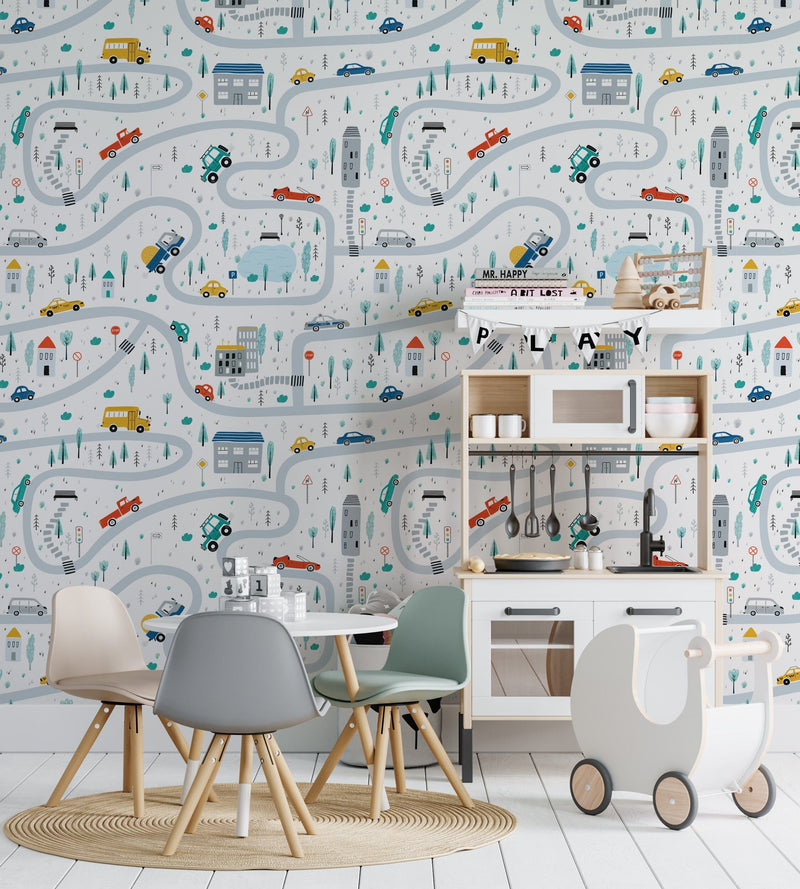 Boy's Room Wallpaper