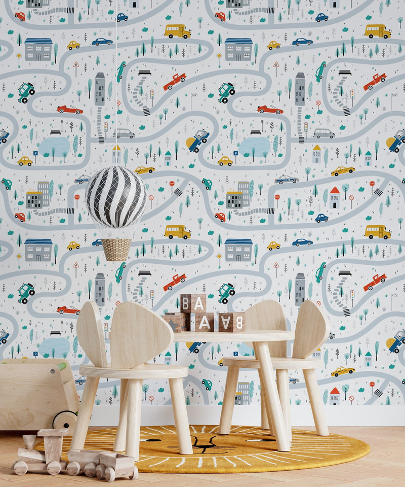 Boy's Room Wallpaper