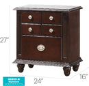 Summit - Nightstand - Cappuccino by HouseOfZazla