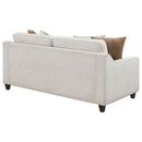 Mahaffey - Christine Upholstered Sloped Arm Sofa - Beige by HouseOfZazla