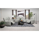 Dove Upholstered Power Recliner Chair With Smooth Power Recline And USB Charging - Gray by HouseOfZazla