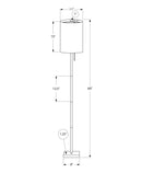 Brass Metal Lighting Floor Lamp by HouseOfZazla