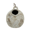 9.8x8.3x10.3" Hand-Pulled Decorative Ceramic Jug with Worn Finish by HouseOfZazla