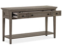 Paxton Place - Rectangular Sofa Table - Dovetail Gray