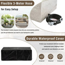 U_STYLE Outdoor Rectangular Propane Fire Pit 41.9" 40000 BTU by HouseOfZazla