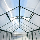 Polycarbonate house, Heavy Duty Outdoor Aluminum Walk-In House Kit With Rain Gutter, Vent And Door For Backyard Garden by HouseOfZazla