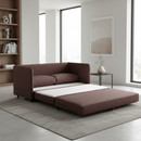 Container Furniture Direct Kathy Collection Modern Contemporary Fabric Upholstered Livingroom Loveseat Sleeper by HouseOfZazla