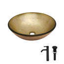 Vessel Sink With Faucet And Pop-Up Drain by HouseOfZazla