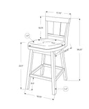 Swivel Bar Stool Counter Height, Transitional (Set of 2) by HouseOfZazla