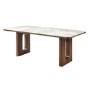 Harvey - Dining Table With Ceramic Top - Walnut by Unique Piece Furniture