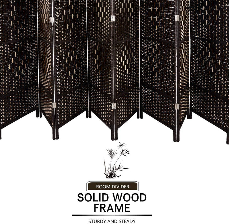 8 Panel Room Divider, Folding Screen