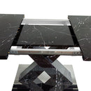 Modern Rectangle Dining Table With Stretchable TopAnd X Shape Legs by HouseOfZazla