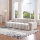 88 in. Cloud 3 Seater Chenille Sofa with Button Tufted Upholstered Couch by HouseOfZazla
