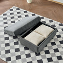 Comfy Oversized Chaise Lounge Chair With Ottoman And Storage by HouseOfZazla
