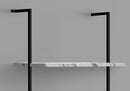 5-Tier Ladder Bookshelf with Marble Look for Office & Home by HouseOfZazla
