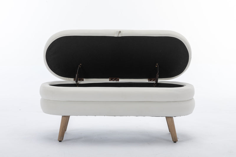 Walker Edison | Velvet Storage Bench