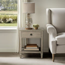 Victoria - Bedside Table With Drawer And Shelf by HouseOfZazla