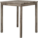Transitional Counter Dining Set With 4 Tufted Stools by HouseOfZazla