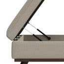 Owen - Multifunctional Square Coffee Table Storage Ottoman by Unique Piece Furniture