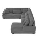 Oversized Sectional Sofa U - Shaped Sofa Couch Modern Sofa Upholstered In Soft With A Chaise Lounge For Living Room by HouseOfZazla