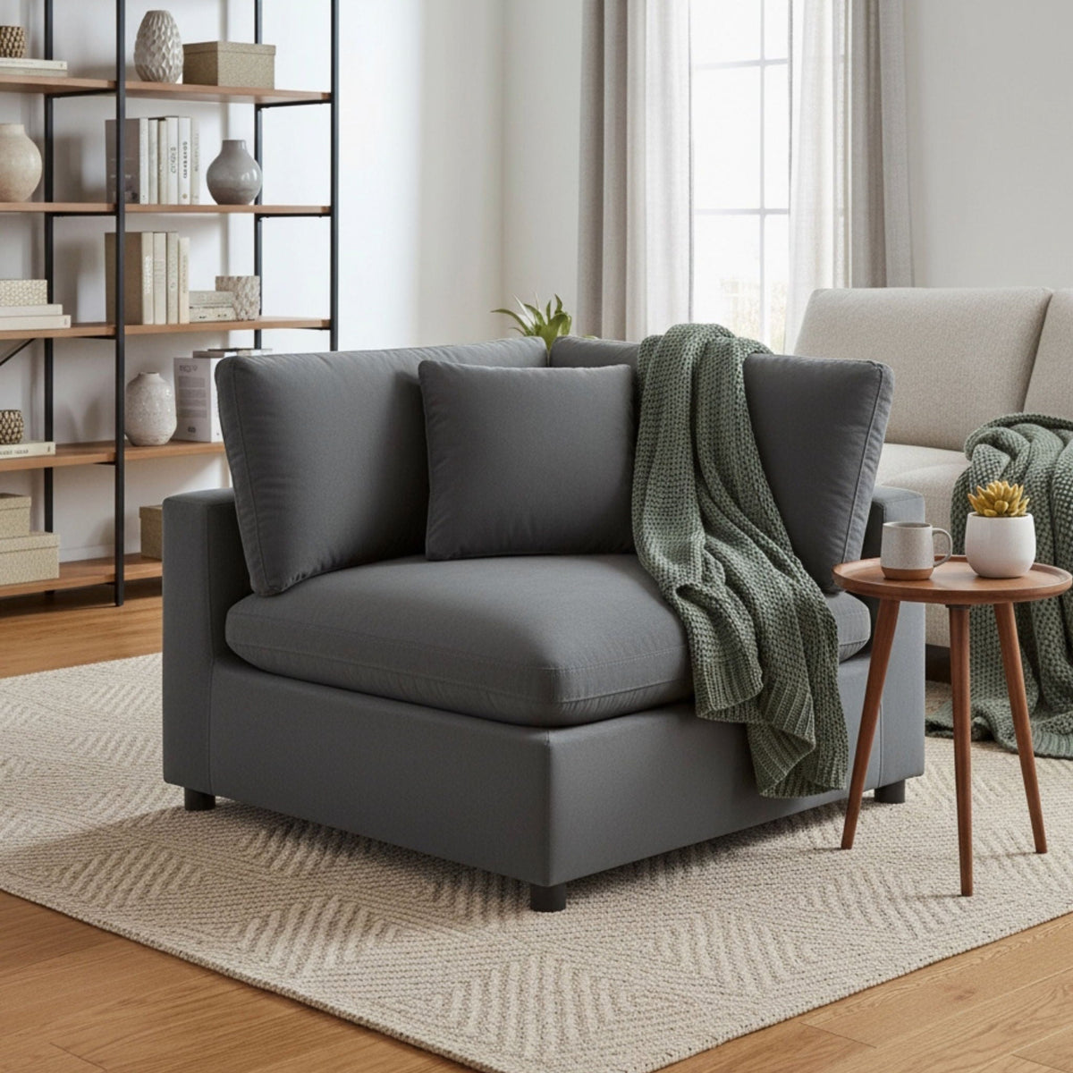 Caylie - Corner Wedge Chair, photo 6 of 8