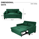 Balus - 2 In 1 Sofa Bed With Storage Bag by HouseOfZazla