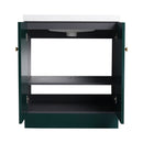 Contemporary Freestanding Bathroom Vanity With Resin Sink & Soft-Close Cabinet Doors by HouseOfZazla