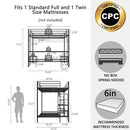 Ethan - Bunk Bed With Desk, Charging Station, Storage Shelves by Unique Piece Furniture