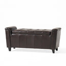 ALDEN ARMED STORAGE BENCH