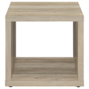 Frisco 2-piece Coffee and End Table Set Distressed Pine