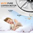 23.6" Ceiling Fan with Lights, Remote and App Control by HouseOfZazla