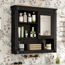 Wall-Mounted Bathroom Cabinet With Mirror And Adjustable Shelves by Unique Piece Furniture
