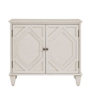 33.6' Retro Wooden Sideboard Buffet Cabinet with Storage
