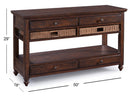 Cottage Lane - Wood Sofa Table - Coffee