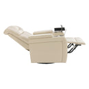 270 Degree Swivel Power Recliner With Tray Table, Phone Holder, Cup Holder, USB Port by HouseOfZazla