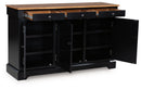 Wildenauer - Dining Room Buffet - Brown / Black by Unique Piece Furniture