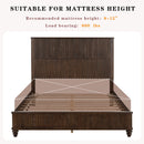 Platform Bed Frame With Tall Headboard by HouseOfZazla