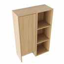 24 Inch Wall-Mounted Side Cabinet and Storage Shelves Combination by HouseOfZazla
