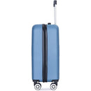 2Piece Luggage Sets ABS Lightweight Suitcase, Spinner Wheels, (20/14) BLUE
