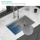Undermount Workstation Kitchen Sink Stainless Steel Single Bowl