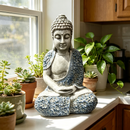 16'' Weatherproof Resin Buddha Garden Statue by HouseOfZazla