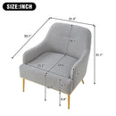 Modern Elegance Accent Chair With Curved Backrest by HouseOfZazla