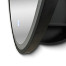 24x24 inch 3 colors with light Black framed Wall mount Medicine Cabinet with Mirror Anti-fog function