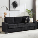 Modern Corduroy 3-Seater Sofa