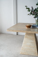 Square Dining Table With Pedestal Base by HouseOfZazla
