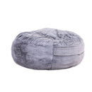 Classic 5Ft Memory Foam Bean Bag Chair, Soft Comfort Lounger - Purple by HouseOfZazla